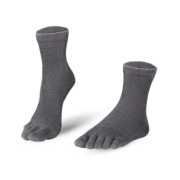 Čarape s prstima Cotton & Merino midi sol papar