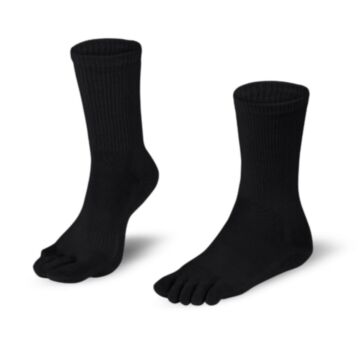 Čarape s prstima Hallux valgus crna